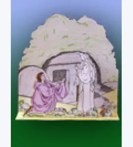 Húsvéti makett-csomag IV. Panorámakép Mária találkozása